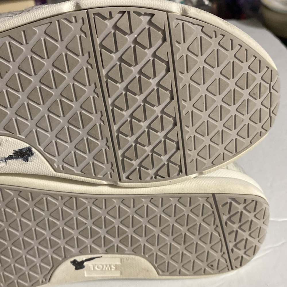 EUC TOMS DEL REY Sneakers, Birch Heather Jersey, Sz 6.5, Like new, Kicks - Picture 12 of 15